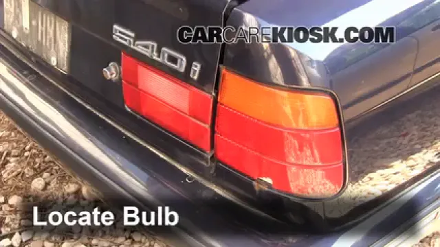 1995 BMW 540i 4.0L V8 Luces Luz de reversa (reemplazar foco)